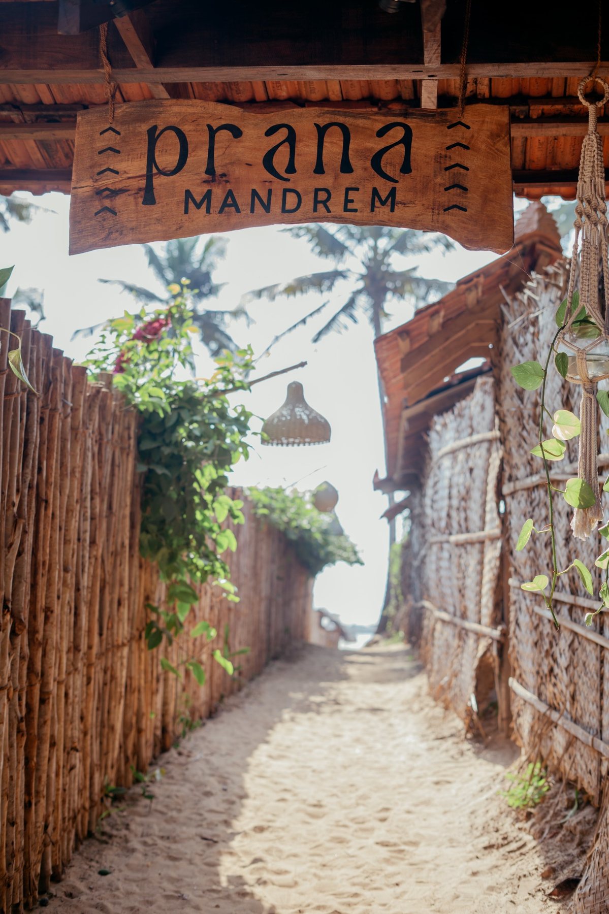 Prana Mandrem entrance